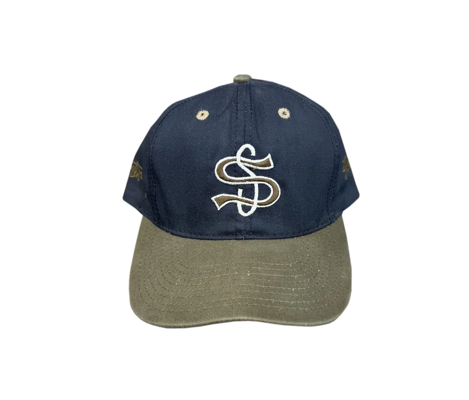Vintage Stussy Black / Olive Hat — RootsBK